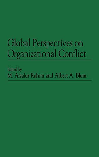 Imagen de archivo de Global Perspectives on Organizational Conflict a la venta por Better World Books