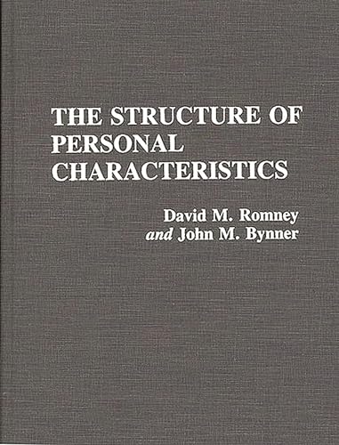 Stock image for The Structure of Personal Characteristics for sale by Better World Books