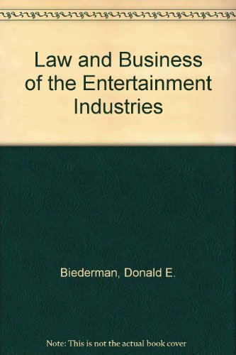 Stock image for Law and Business of the Entertainment Industries for sale by ThriftBooks-Atlanta