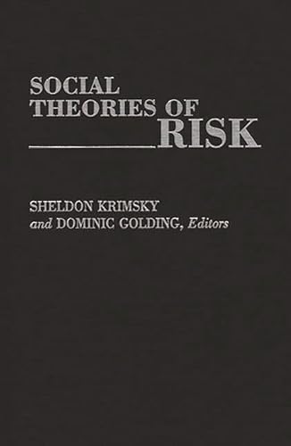 Stock image for Social Theories of Risk for sale by Better World Books
