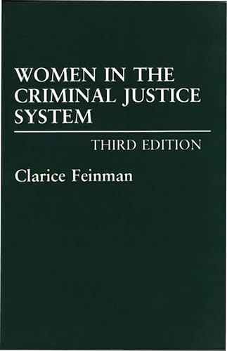 Imagen de archivo de Women in the Criminal Justice System, 3rd Edition a la venta por suffolkbooks