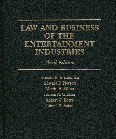 Beispielbild fr Law and Business of the Entertainment Industries zum Verkauf von My Dead Aunt's Books