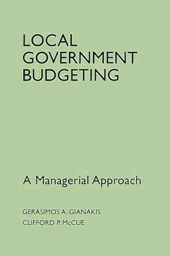 9780275952723: Local Government Budgeting