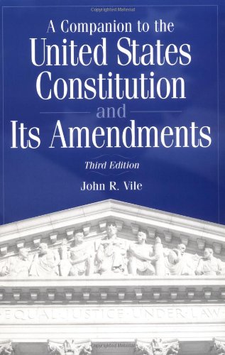 Imagen de archivo de A Companion to the United States Constitution and Its Amendments a la venta por Better World Books