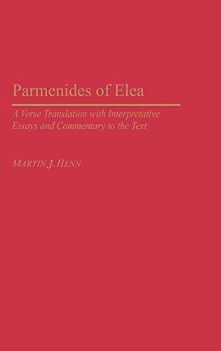 9780275979331: Paramenides Of Elea