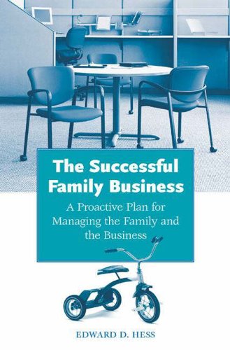 Stock image for The Successful Family Business : A Proactive Plan for Managing the Family and the Business for sale by Better World Books