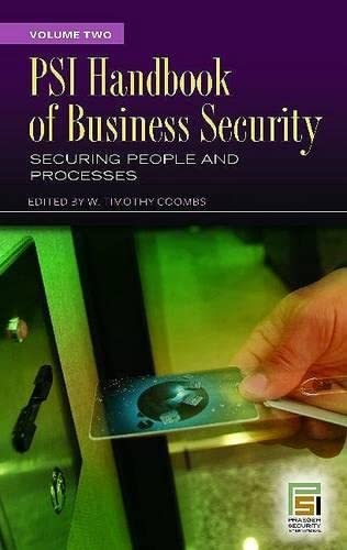 Beispielbild fr PSI Handbook of Business Security zum Verkauf von Better World Books