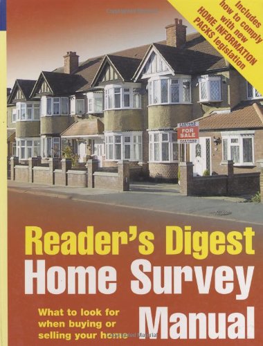 Stock image for Home Survey Manual for sale by Better World Books Ltd