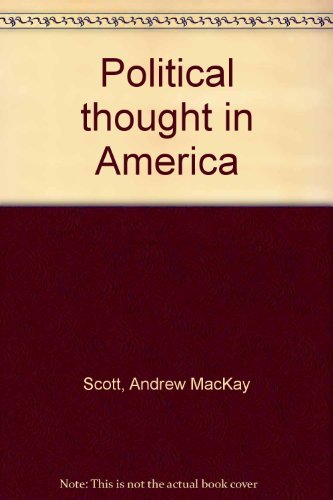 Stock image for Political thought in America for sale by ThriftBooks-Atlanta