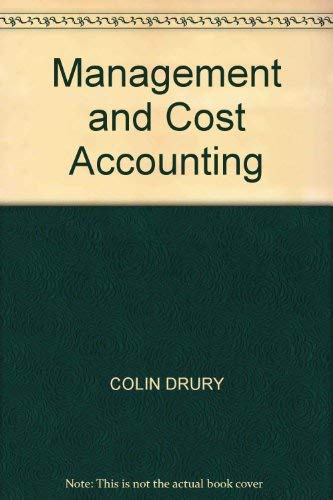 Imagen de archivo de Management and Cost Accounting a la venta por AwesomeBooks