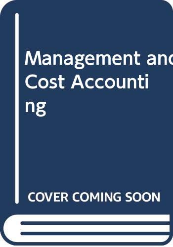 9780278000636: Management and Cost Accounting: Student Gde