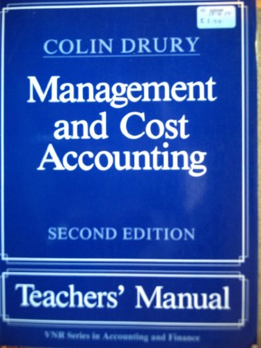 9780278000643: Management and Cost Accounting: Tchrs'