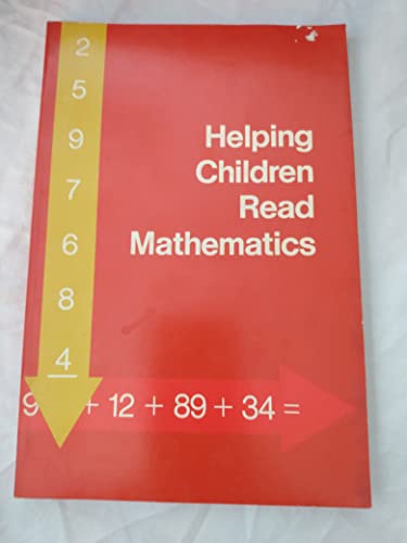 9780278441811: Helping children read mathematics