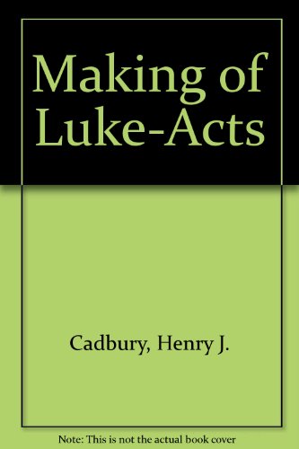 9780281007363: Making of Luke-Acts