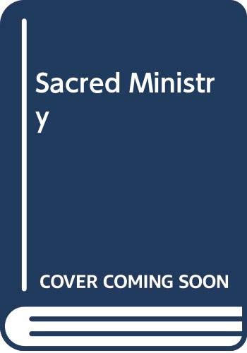 Stock image for Sacred Ministry for sale by AwesomeBooks