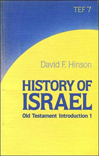 Beispielbild fr Old Testament Introduction: History of Israel v. 1 (Theological Education Fund Guides) zum Verkauf von Cambridge Rare Books