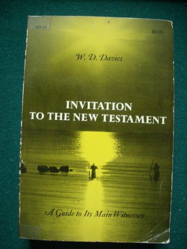 Beispielbild fr Invitation to the New Testament: A Guide to Its Main Witnesses zum Verkauf von Anybook.com