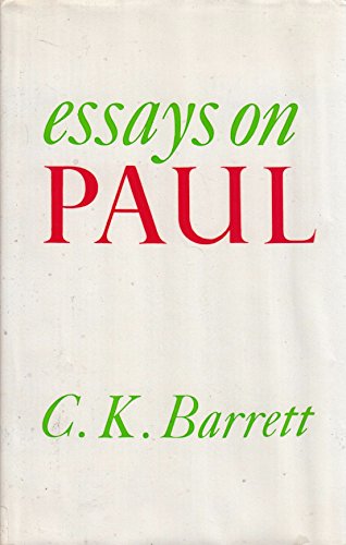 Beispielbild fr Essays on Paul zum Verkauf von WorldofBooks