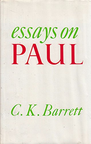 Stock image for Essays on Paul for sale by WorldofBooks