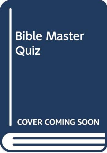 Imagen de archivo de Bible Master Quiz a la venta por AwesomeBooks