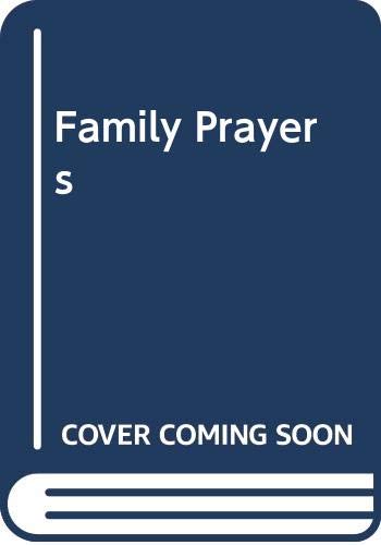 Stock image for Family Prayers for sale by WorldofBooks