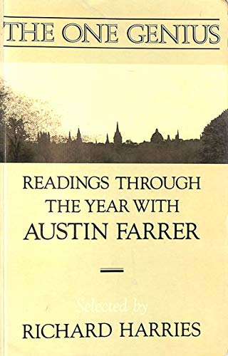Beispielbild fr The One Genius: Readings Through the Year with Austin Farrer zum Verkauf von WorldofBooks