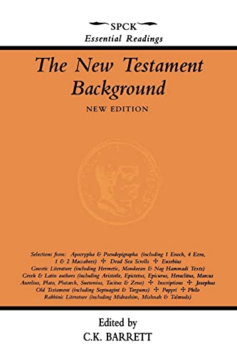 The New Testament Background Selected Documents.