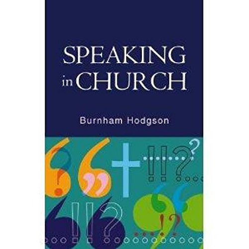 Imagen de archivo de Speaking in Church a la venta por WorldofBooks