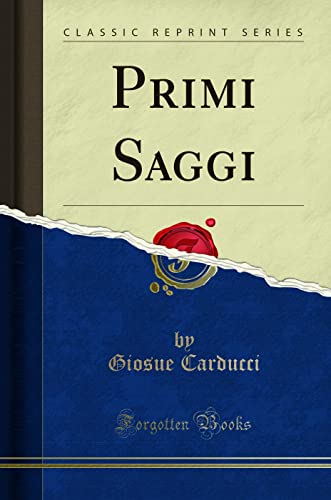 Stock image for Primi Saggi (Classic Reprint) for sale by Forgotten Books