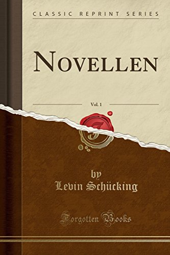 Stock image for Novellen, Vol 1 Classic Reprint for sale by PBShop.store US