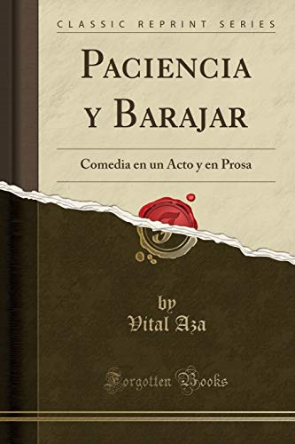 Stock image for Paciencia Y Barajar for sale by PBShop.store US