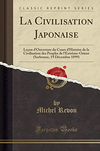 Stock image for La Civilisation Japonaise for sale by PBShop.store US