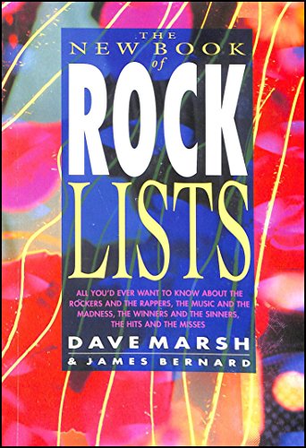 Imagen de archivo de The New Book of Rock Lists a la venta por GF Books, Inc.