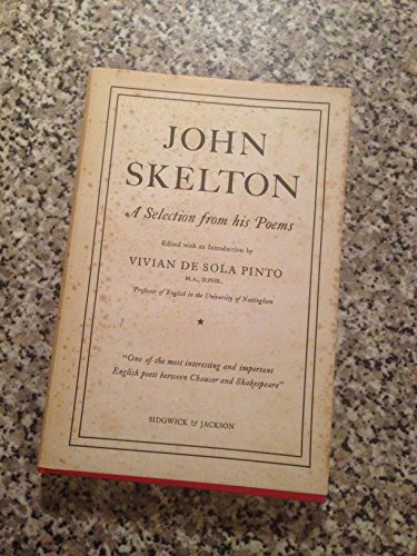 John Skelton a Selection from His Poems