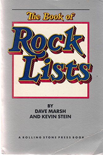 Beispielbild fr Book of Rock Lists zum Verkauf von WorldofBooks