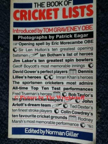 The Book of Cricket Lists