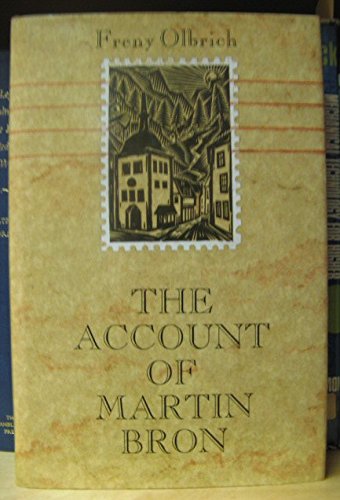 Beispielbild fr S&J;Account Of Martin Bron Hc zum Verkauf von AwesomeBooks