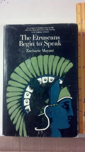 9780285500396: The Etruscans Begin to Speak