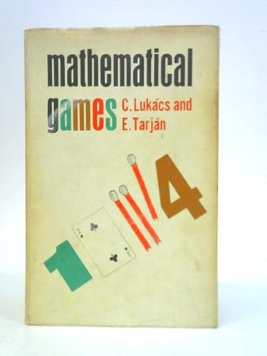 Stock image for Mathematical Games for sale by Goldstone Books