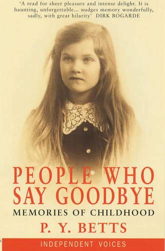 Beispielbild fr People Who Say Goodbye : Memories of Childhood zum Verkauf von WorldofBooks