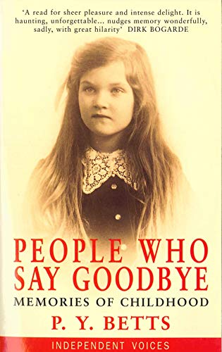Stock image for People Who Say Goodbye : Memories of Childhood for sale by WorldofBooks