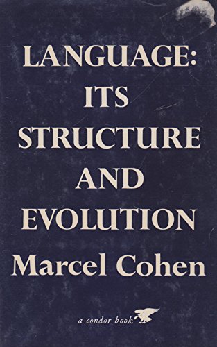 9780285647794: Language: Its Structure and Evolution (Condor Books)