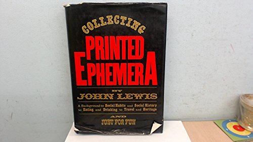 9780289703939: Collecting Printed Ephemera