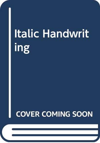 Italic handwriting (9780289704936) by Gourdie, Tom