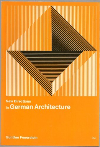 Imagen de archivo de New Directions in German Architecture a la venta por Better World Books