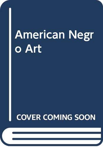 9780289797198: American Negro Art