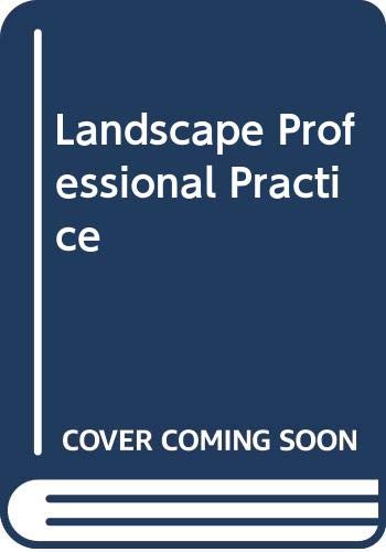 Imagen de archivo de Landscape professional practice a la venta por Cotswold Internet Books