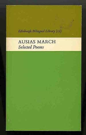 Beispielbild fr Ausias March: Selected Poems (Edinburgh Bilingual Library, 12) zum Verkauf von gearbooks