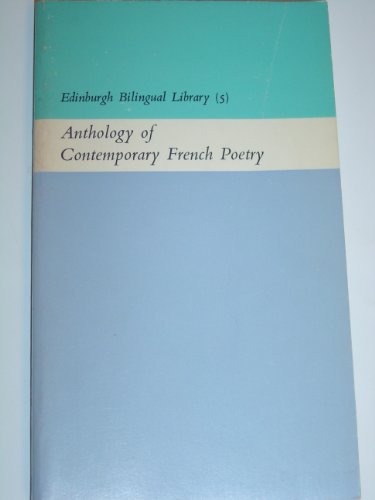 9780292710047: Anthology of Contemporary French Poetry