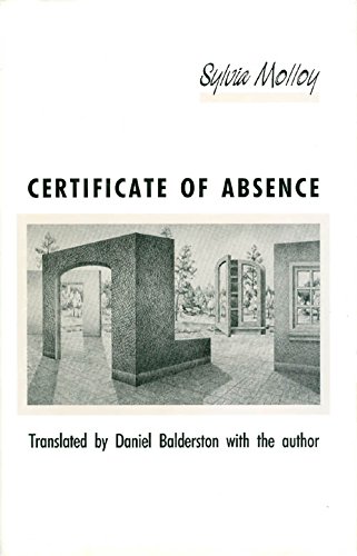 Certificate of Absence (Texas Pan American Series) (9780292711228) by Molloy, Sylvia